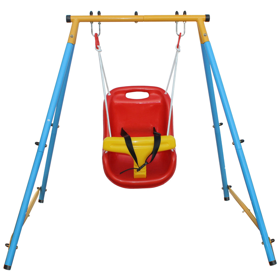 Baby Toddler Indoor/Outdoor Metal Swing Set
