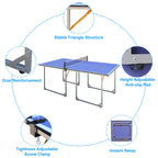 6ft Mid-Size Table Tennis Table