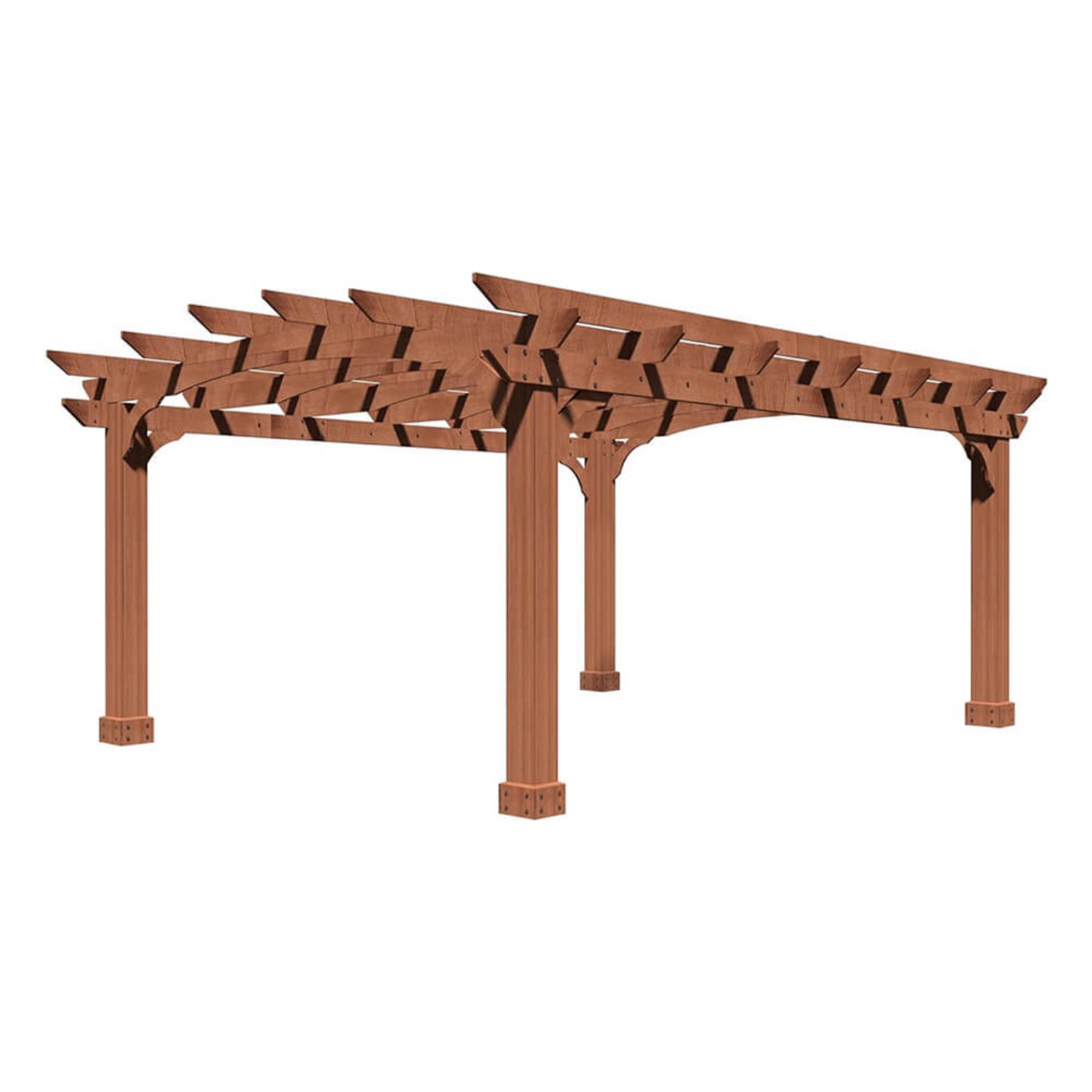 Alora Premium Outdoor All-Season Backyard Patio Cedar Wood Gazebo Pergola