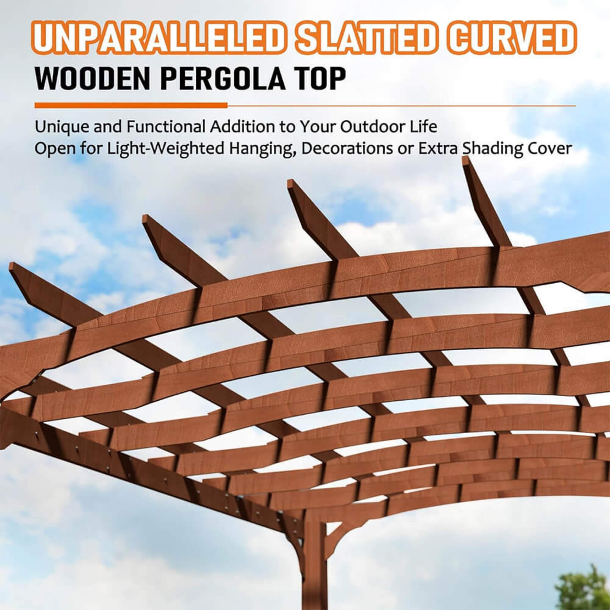 Alora Premium Outdoor All-Season Backyard Patio Cedar Wood Gazebo Pergola