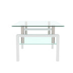 White Coffee Table Modern Side Center Tables