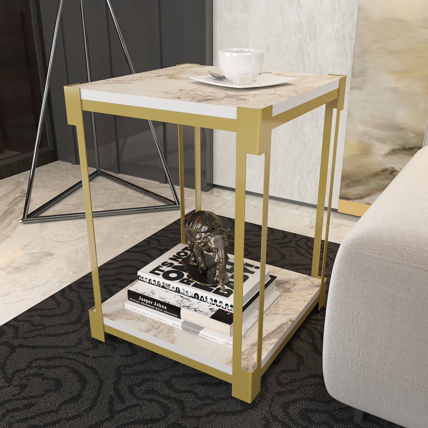 Flora & Zenas Living Room Table Set