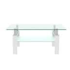 White Coffee Table Modern Side Center Tables