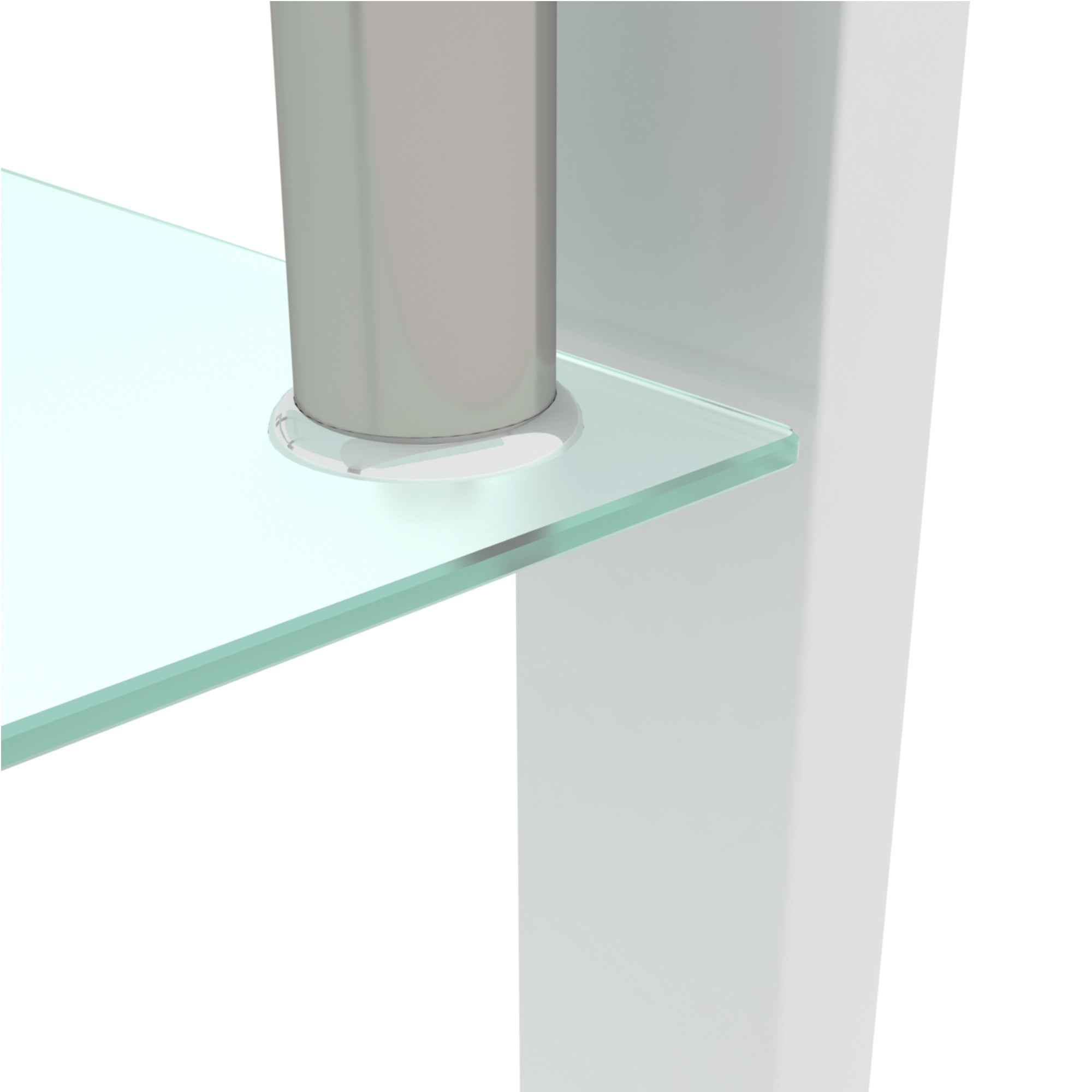 White Coffee Table Modern Side Center Tables