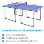 6ft Mid-Size Table Tennis Table