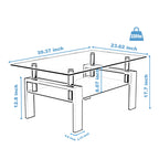 White Coffee Table Modern Side Center Tables