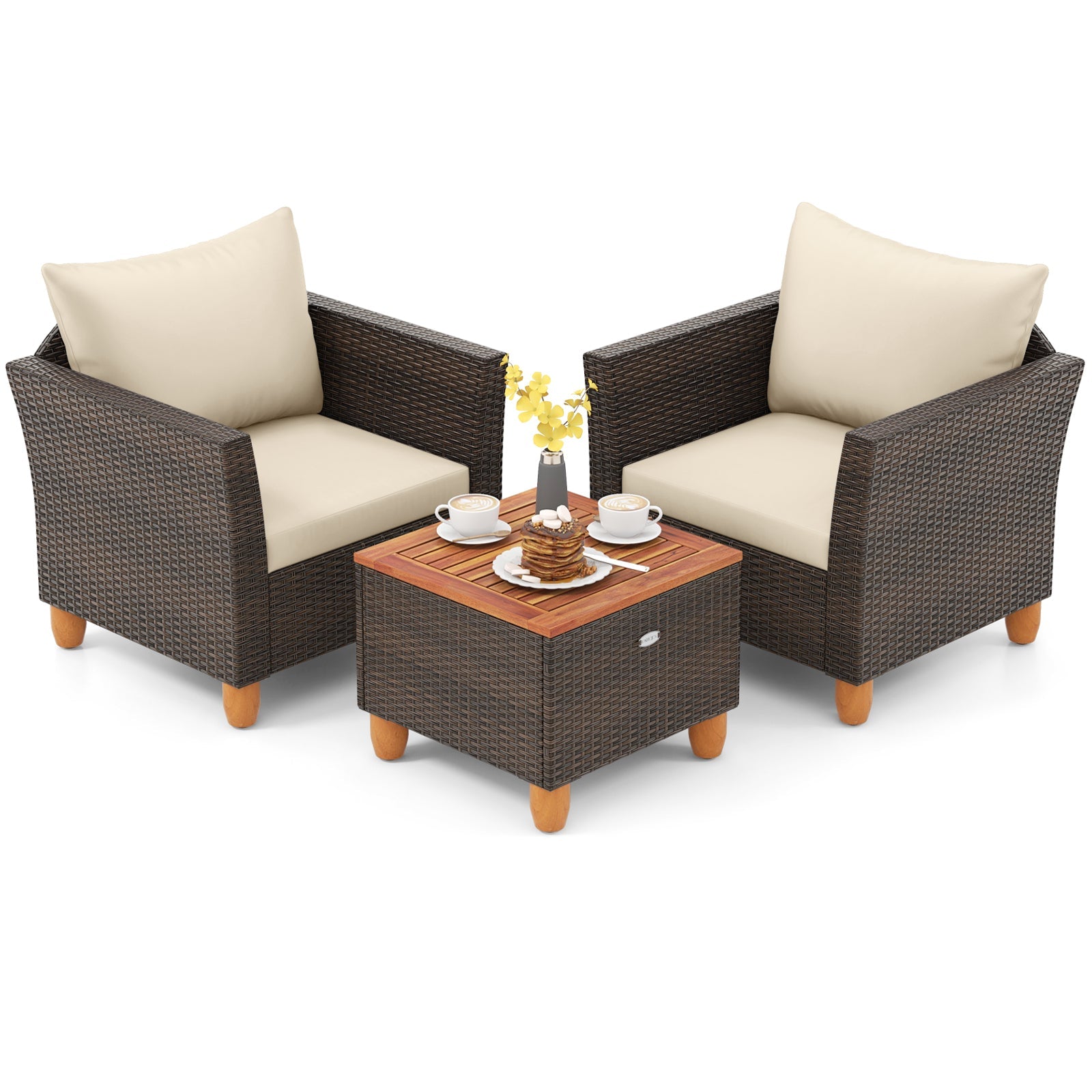 3 Pieces Patio
