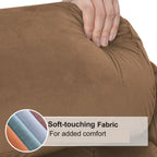 Lift Chair Power Remote Control Recliner Anti - Skid Australia Cashmere Fabric- Brown