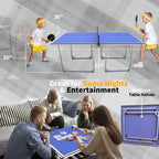 6ft Mid-Size Table Tennis Table