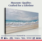 Serene Ocean Wave Coastal Wall Art VII