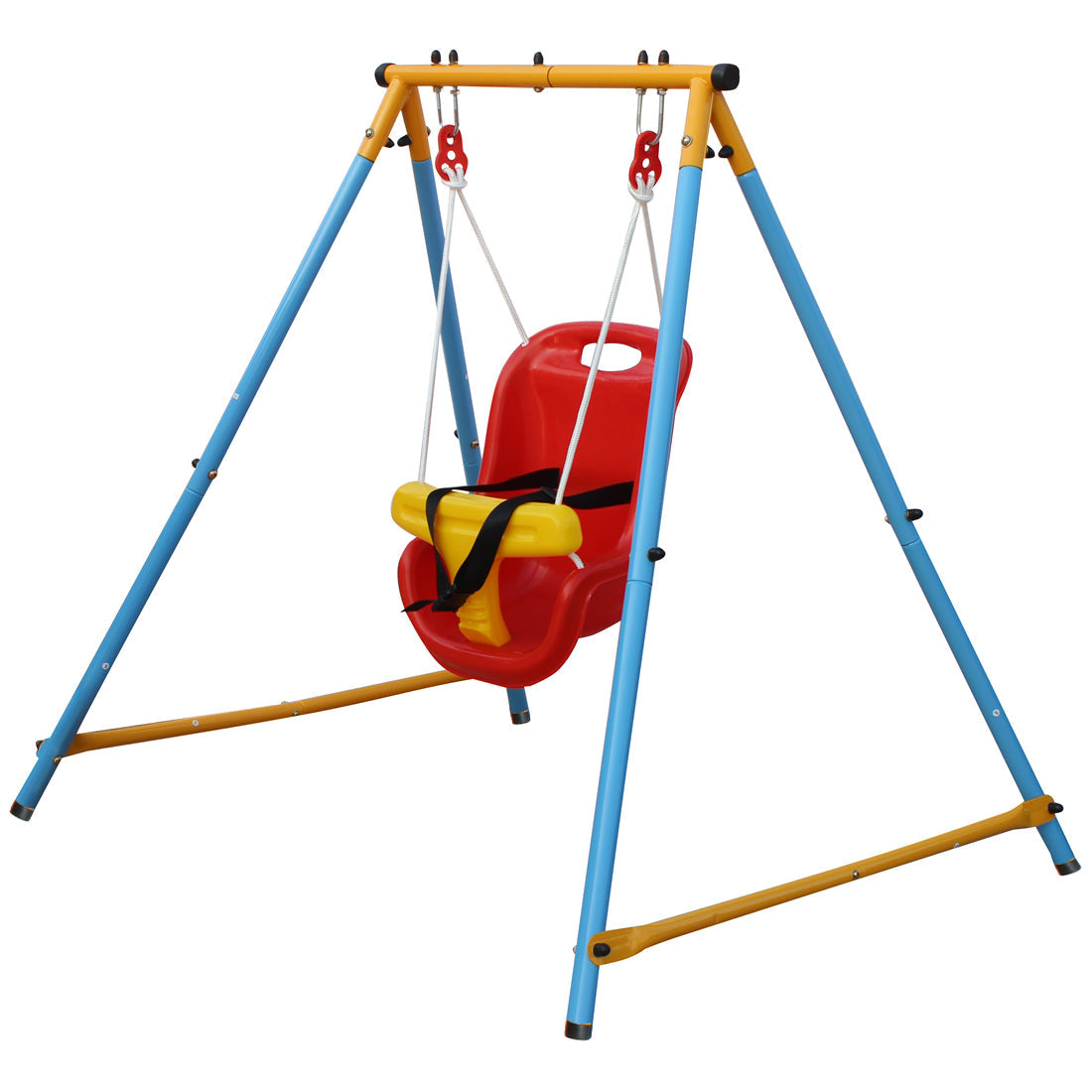 Baby Toddler Indoor/Outdoor Metal Swing Set