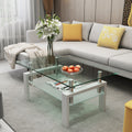 White Coffee Table Modern Side Center Tables