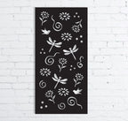 Privacy Screen Panels or Large Metal Wall Decor (46" Inch)