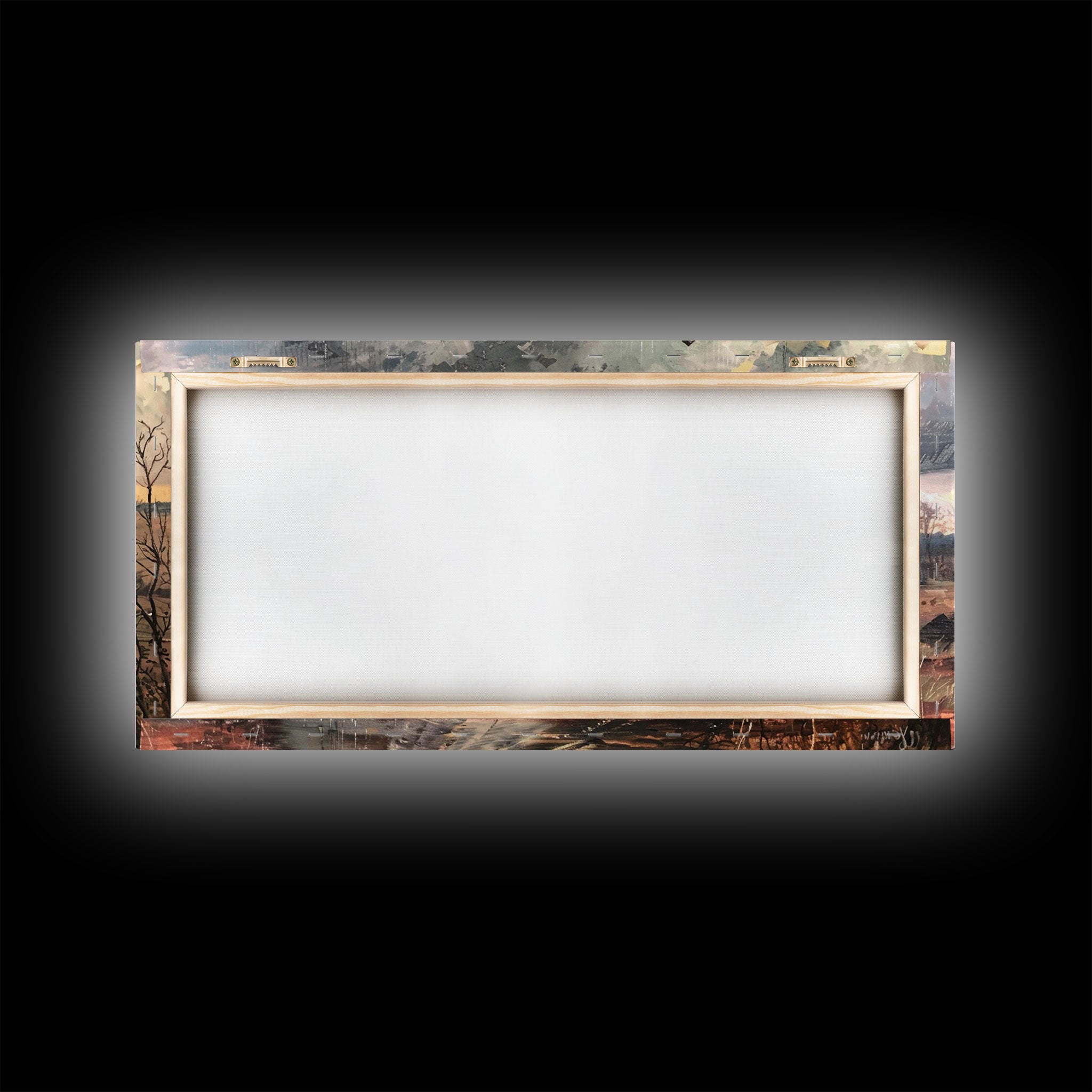 Farm Scene Framed Canvas