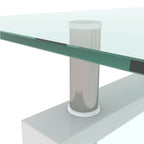 White Coffee Table Modern Side Center Tables