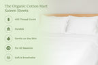 Organic Sateen Bed Sheets Set