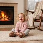 Kids’ Fuzzy Slippers | Bear & Bunny Animal House Shoes