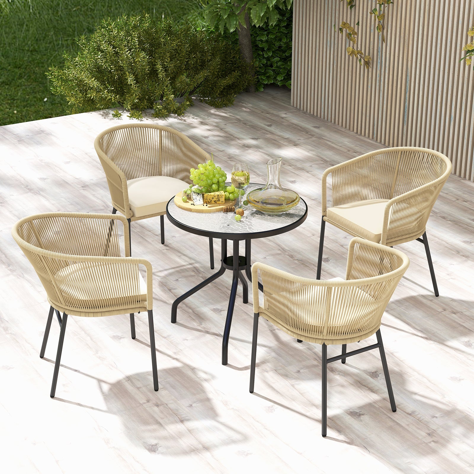 Patio Chairs Set of 4