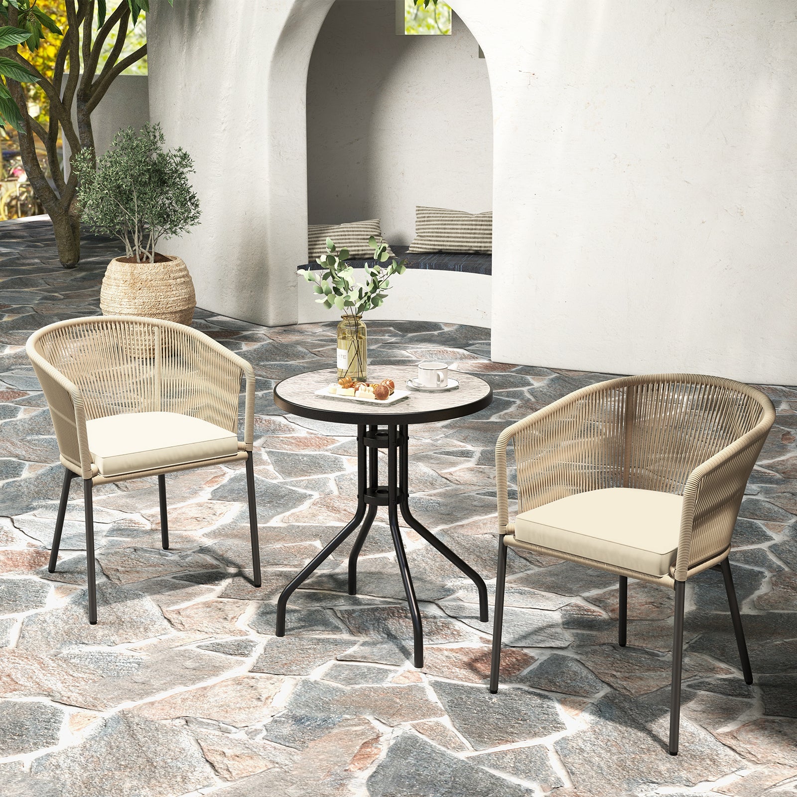 Patio Chairs Set of 4