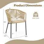 Patio Chairs Set of 4