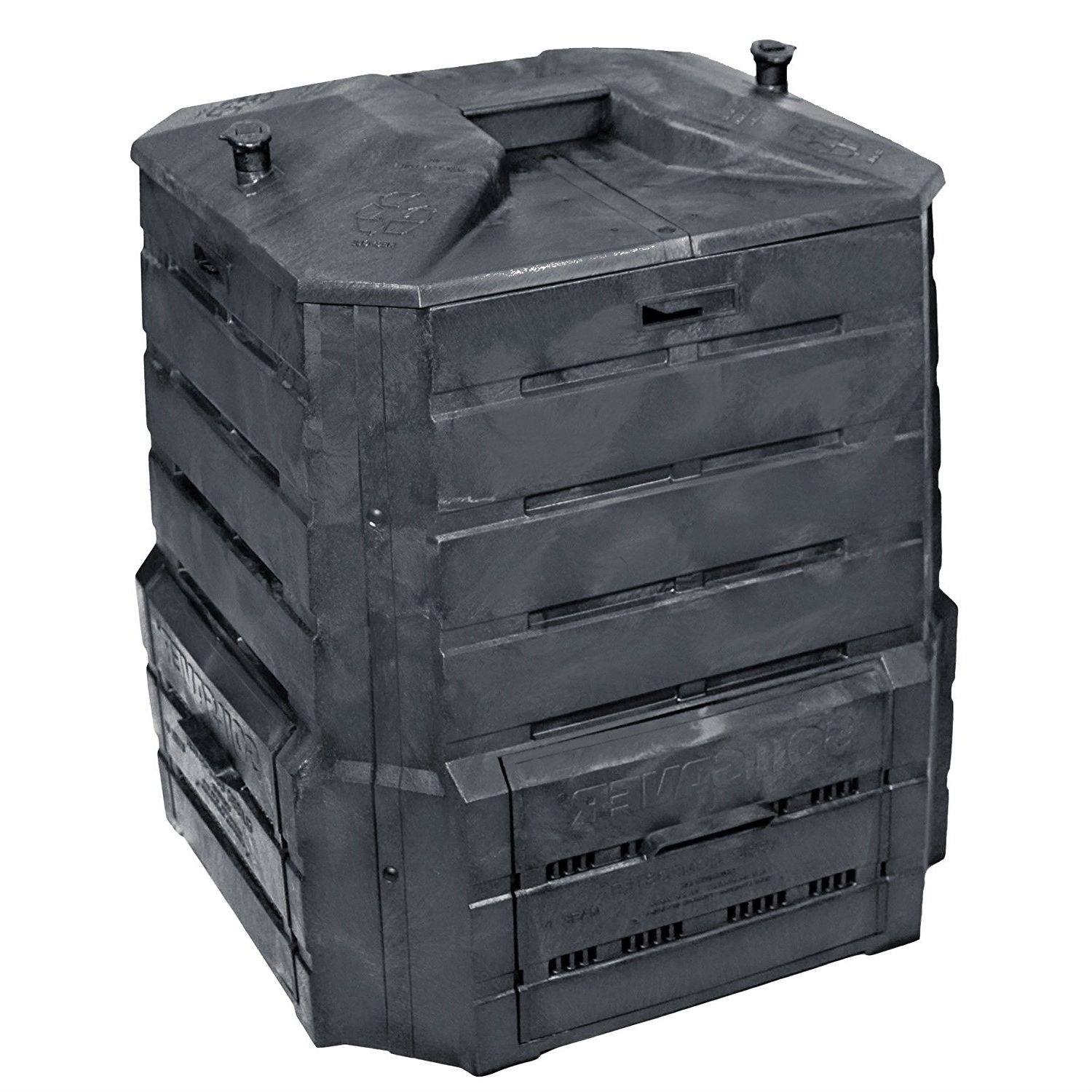 Black Plastic Compost Bin