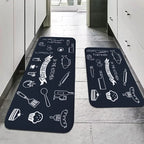 VIKAMA American Country Kitchen Floor Mats Non-Slip Absorbent Blessing Decorative Aisle Sink Carpet Home Decoration