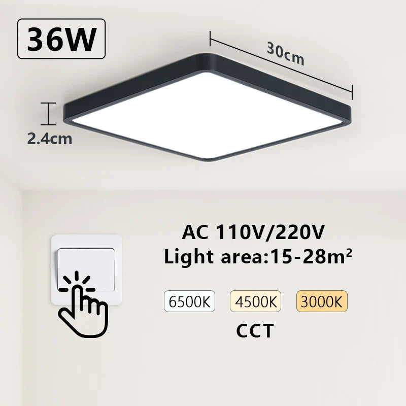 MARPOU Tuya Smart LED Ceiling Lamp Voice Control Alexa