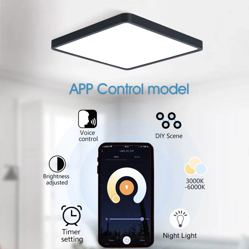 MARPOU Tuya Smart LED Ceiling Lamp Voice Control Alexa