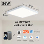 MARPOU Tuya Smart LED Ceiling Lamp Voice Control Alexa