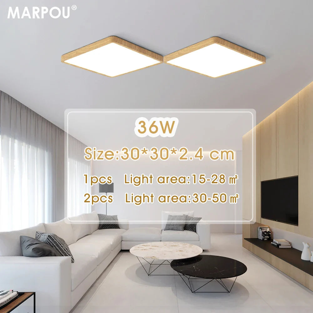 MARPOU Tuya Smart LED Ceiling Lamp Voice Control Alexa