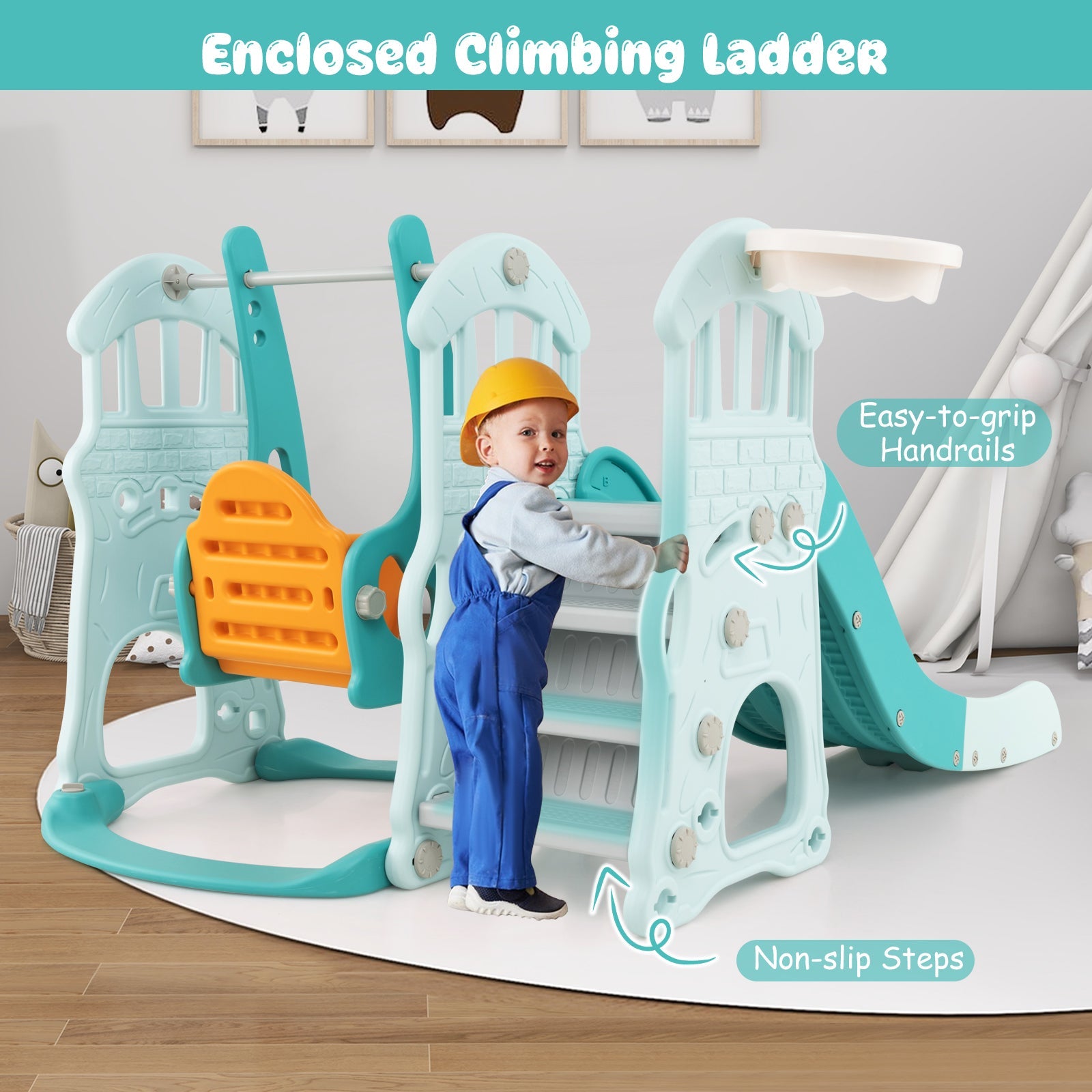 Toddler Slide and Swing Set