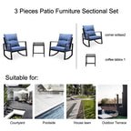 3 Pieces Patio Bistro Set