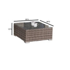 Outdoor Wicker Seating Group With Cushions