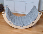 Climbing Arch / Rocker with Dinosaur Pattern Pillow