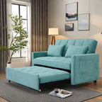 3 In 1 Convertible Sleeper Sofa Bed With Reclining Backrest