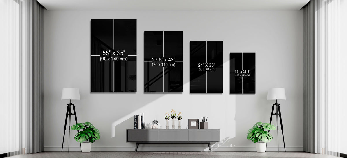 Proud Portrait Waving Flag American Eagle Glass Wall Art