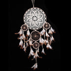 Dream Catcher Five-ring Wind Chime Ornaments Creative Indian Dream Catcher Bedroom Living Room Decoration Wall Hanging Home Ornaments Decoration  Craft Gift