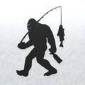 Fishing Bigfoot Wall Art