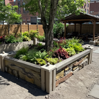 Prefabricated Concrete (GFRC) Garden Bed