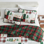 Colorful Holiday Quilt Set - Midnight Magic Collection