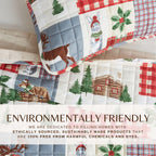 Colorful Holiday Quilt Set - Midnight Magic Collection