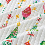 Colorful Holiday Quilt Set - Midnight Magic Collection