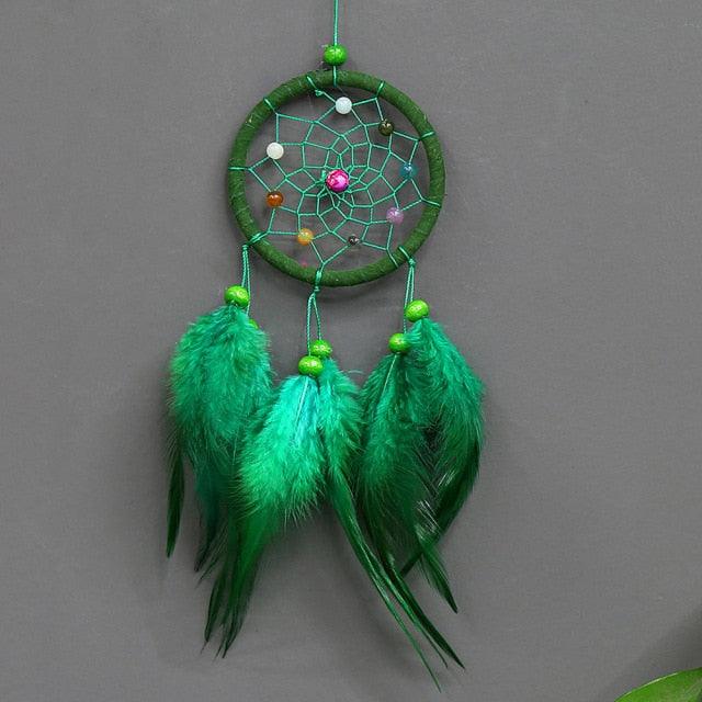 Hanging Ornaments Indian Style Handmade Dream Catcher For Wall Decoration Birthday Gift TS1 Wind Chimes & Hanging Decorations For Bedroom Car & Wall Hanging Decoration Girls Boys Kids Room Art Ornament Craft Gift