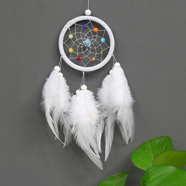 Hanging Ornaments Indian Style Handmade Dream Catcher For Wall Decoration Birthday Gift TS1 Wind Chimes & Hanging Decorations For Bedroom Car & Wall Hanging Decoration Girls Boys Kids Room Art Ornament Craft Gift