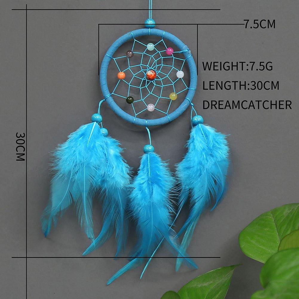 Hanging Ornaments Indian Style Handmade Dream Catcher For Wall Decoration Birthday Gift TS1 Wind Chimes & Hanging Decorations For Bedroom Car & Wall Hanging Decoration Girls Boys Kids Room Art Ornament Craft Gift