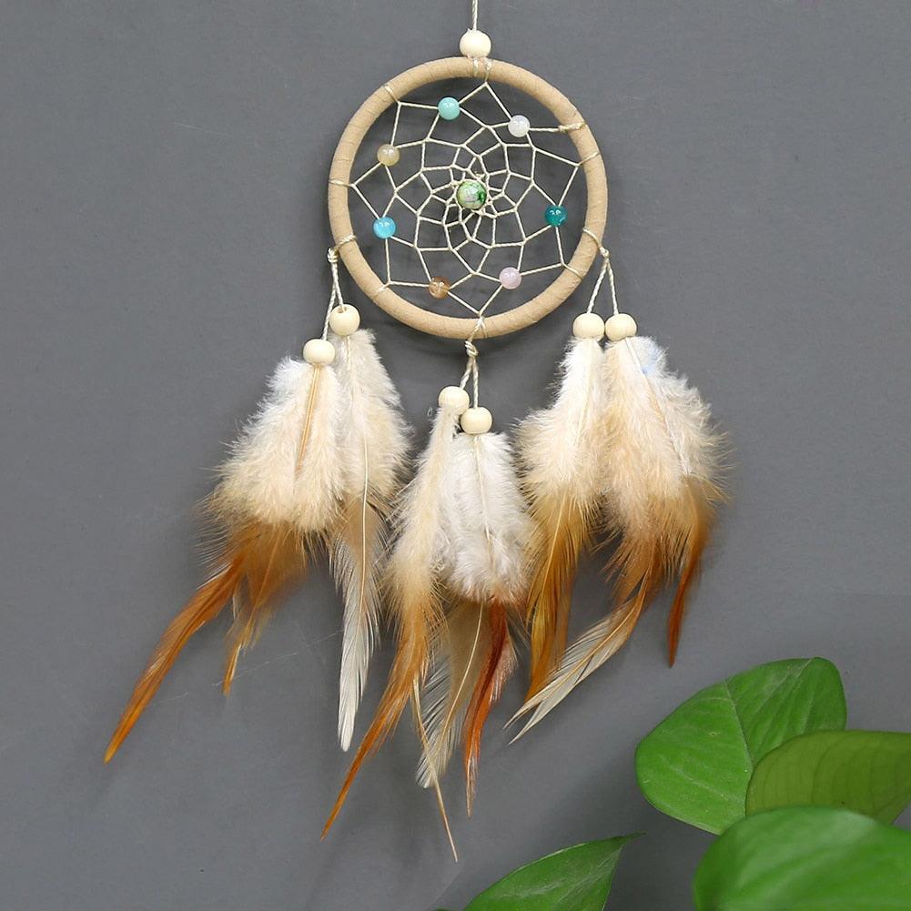 Hanging Ornaments Indian Style Handmade Dream Catcher For Wall Decoration Birthday Gift TS1 Wind Chimes & Hanging Decorations For Bedroom Car & Wall Hanging Decoration Girls Boys Kids Room Art Ornament Craft Gift