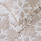 Matelassé Snowflake Quilt Set - Nino Collection
