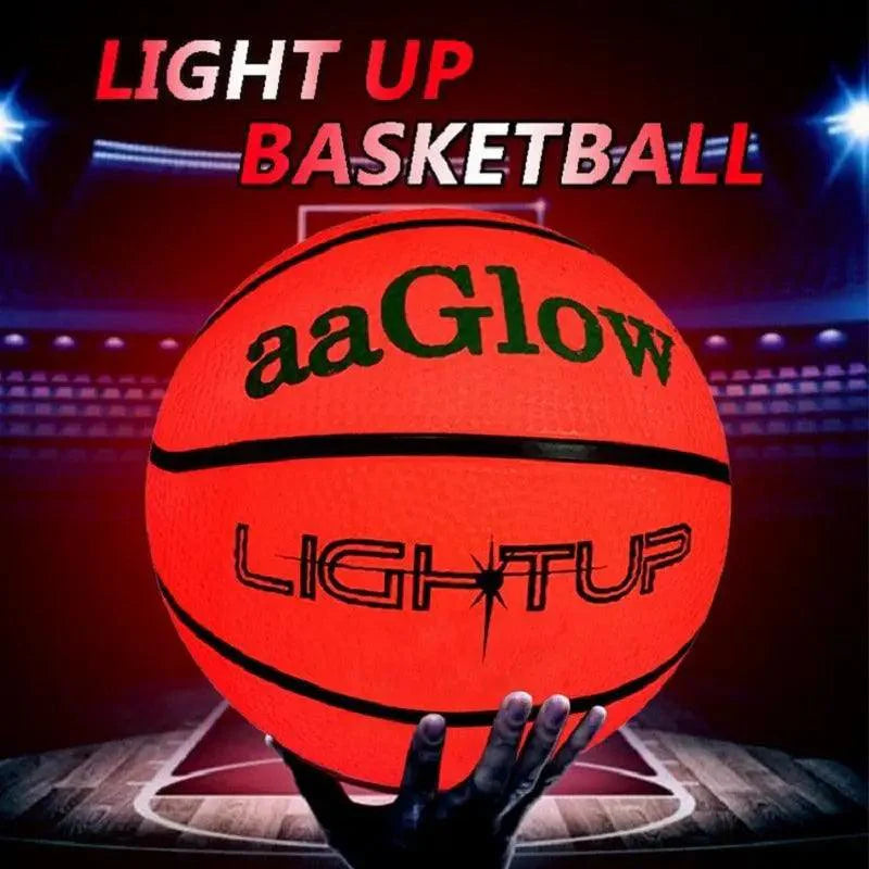 Orange Glowing Basketball