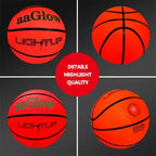 Orange Glowing Basketball