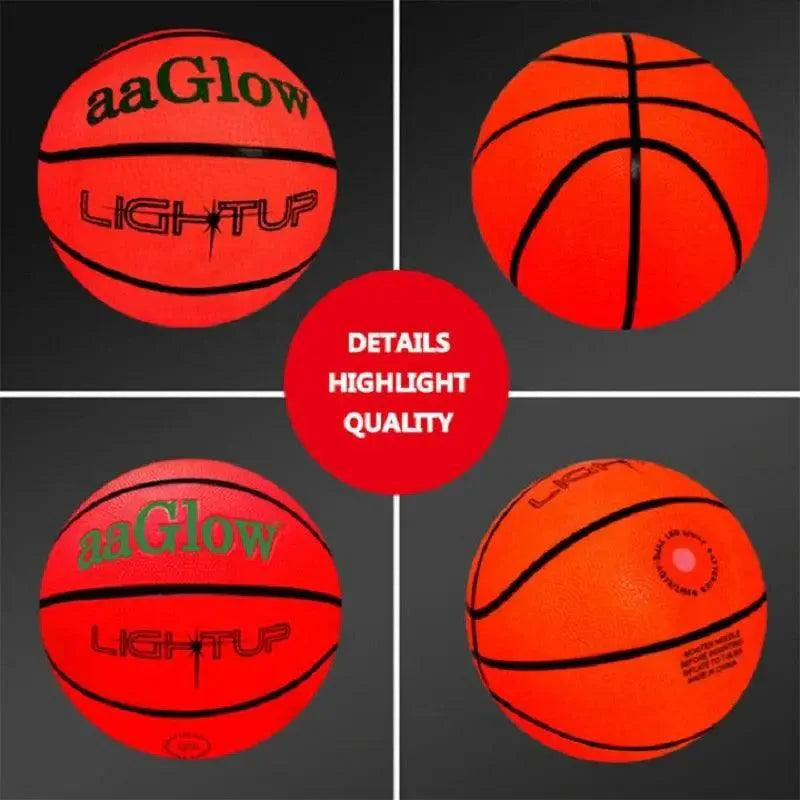 Orange Glowing Basketball